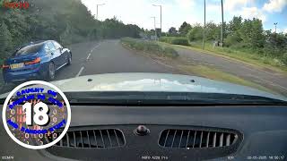 Incompetent BMW driver.