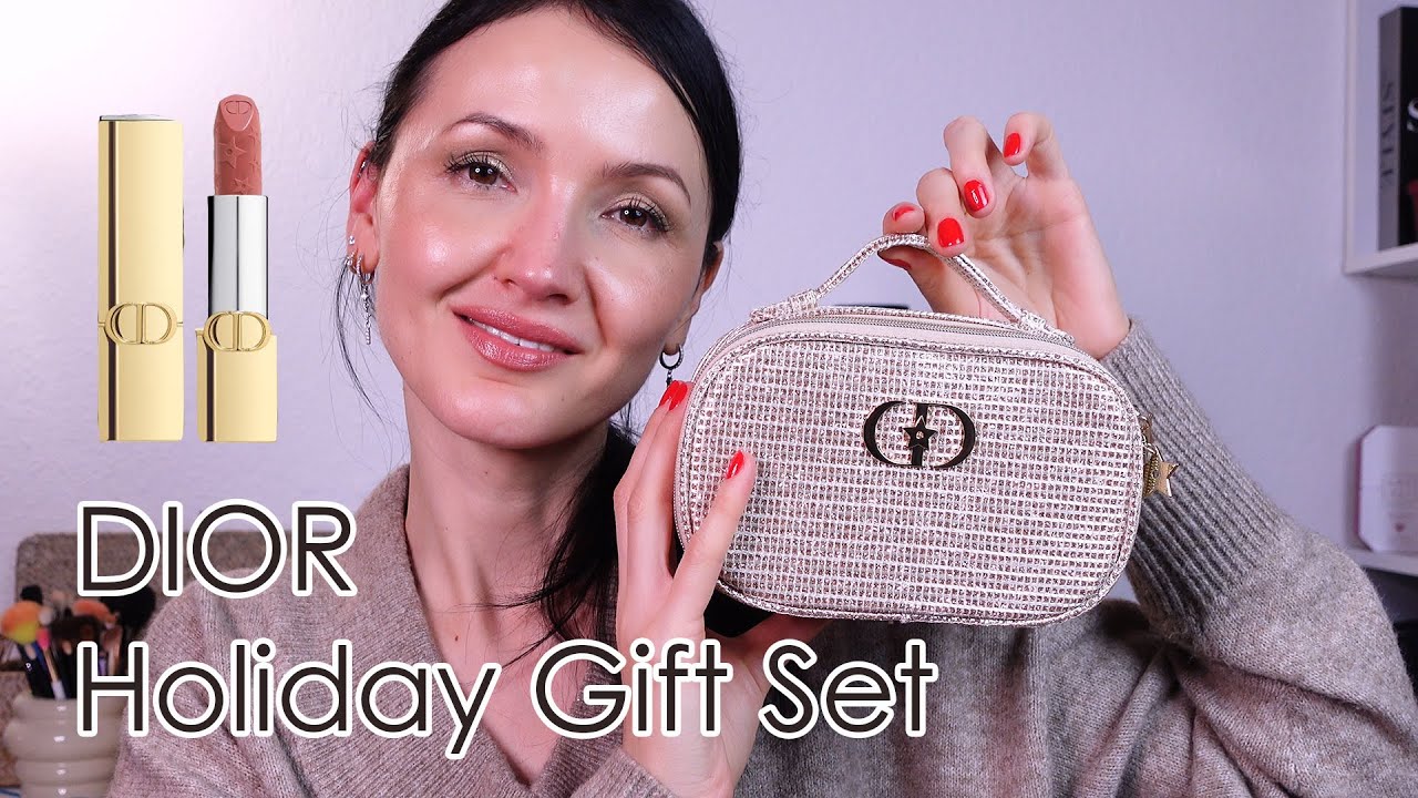 DIOR Holiday Gift Set and limited edition Rouge Dior lipstick