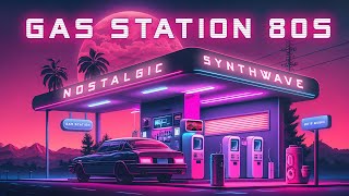 Gas Station 80s ⛽ A Synthwave Mix [Chillwave - Retrowave - Synthwave] 🚗 Synthwave Wallpaper screenshot 3