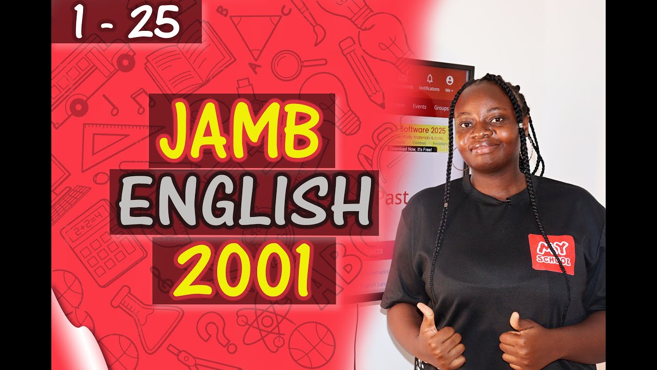 JAMB CBT English 2001 Past Questions 1 - 25