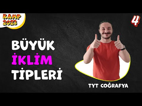 İKLİM BİLGİSİ - BÜYÜK İKLİM TİPLERİ  TYT COĞRAFYA KONU ANLATIMI 3 📌Kamp 2023 📂 PDF (kodlamalarla)