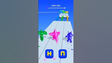 Best fun game ever( blob shifter 3D) level-2251 #games #shorts