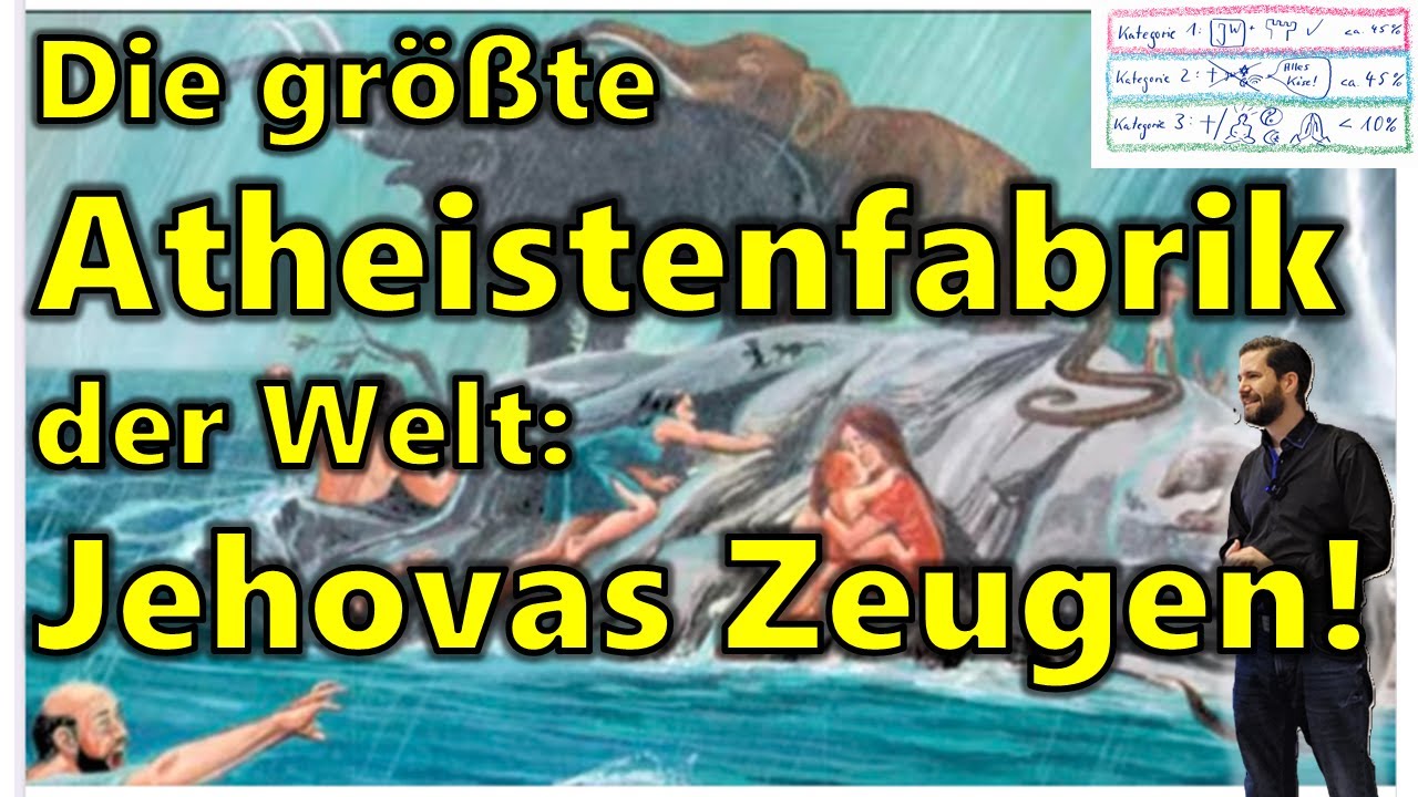 Atheisten-Fabrik Jehovas Zeugen! Nirgendwo werden mehr Leute nach ihrem Ausstieg Atheisten