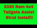 DeeZee Tailgate Assist Strut Install, New Body Style Ram