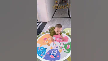 Parent Child Challenge Dad Demonstrates First And The Cute Kids Follow Closely 01 Baby Family 