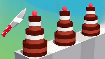 ASMR Slicing Game! Top Mobile Game! Relaxing sounds! Satisfying Video