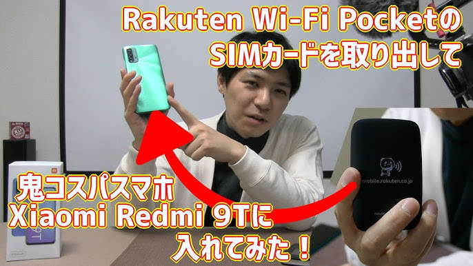 Xiaomi Redmi9tにrakutenモバイルのsimを入れてみる Youtube