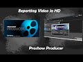 How to export-render video in high definition quality. Proshow Producer Tutorial.