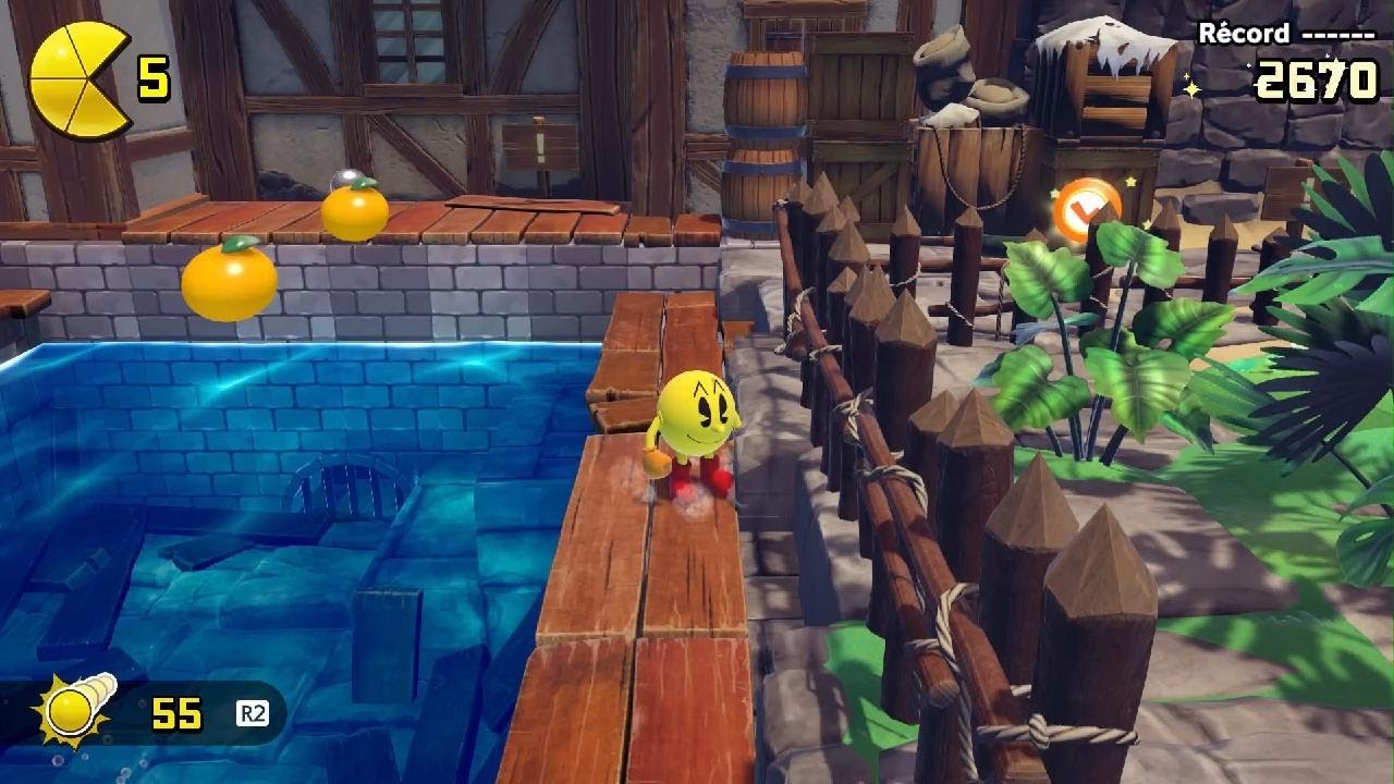 PAC-MAN WORLD Re-PAC primer nivel - YouTube