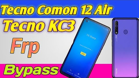 All Tecno Camon 12 Air FRP Unlock Google Account Bypass 2021 ANDROID 9  l Tecno Camon 12 Air FRP
