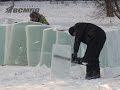 Как рождается ледовый городок Верхней Салды