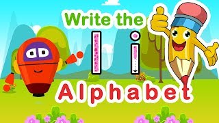 How to Write letter  i| Abc writing for Kids | Write Alphabets |Kids LearnTv