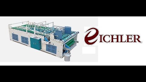 Semi automatic folder gluer machine folding gluing machine lock bottom three points