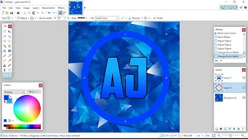 How to make a Youtube icon on paint.net