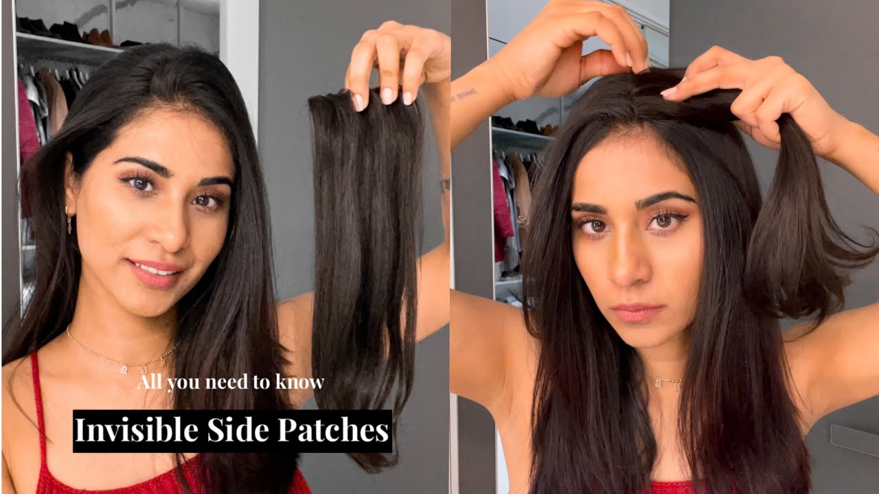 MasterThisMonday Invisible Side Patches | Human Hair Extensions | Increase  Your Hair Volume - YouTube