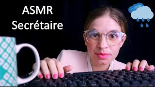 [ASMR] La Secrétaire Timide - Roleplay intimiste - Son de pluie - tapping sur clavier, soft spoken screenshot 5
