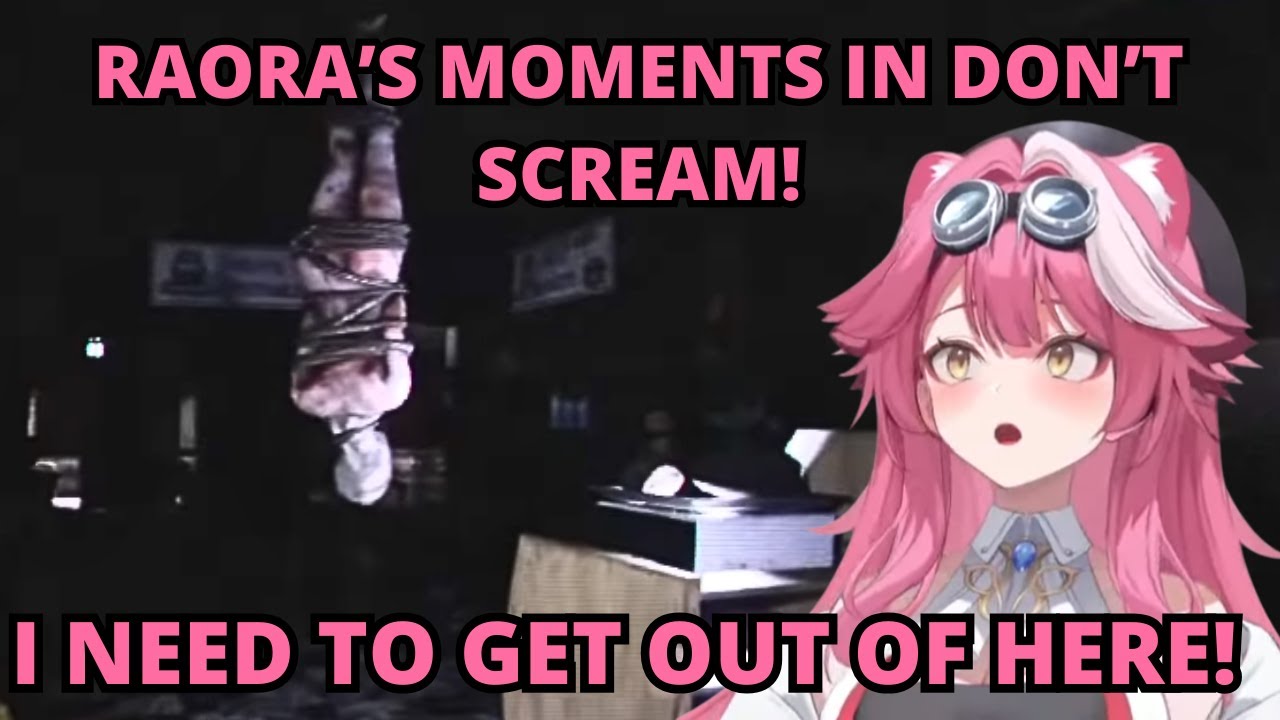Raora Trying Not To Scream in Don't Scream [Hololive En]