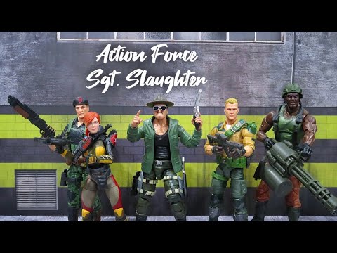 Valaverse Series 2 Action Force Sgt. Slaughter, Rollout, Duster & Scarabs  6 Figures Reviews 