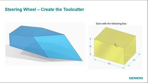 Solid Edge Lesson:63 Steering Wheel-Toolcutter