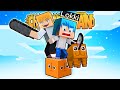 SOPRAVVIVO con UN BLOCCO di POCHITA di CHAINSAW MAN su MINECRAFT ITA!!