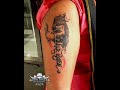 GUNSLINGERS TATTOO KOCHI| Shiva tattoo for my client &#39;ahamasmi yodha&#39;-i am a warrior, for positivity