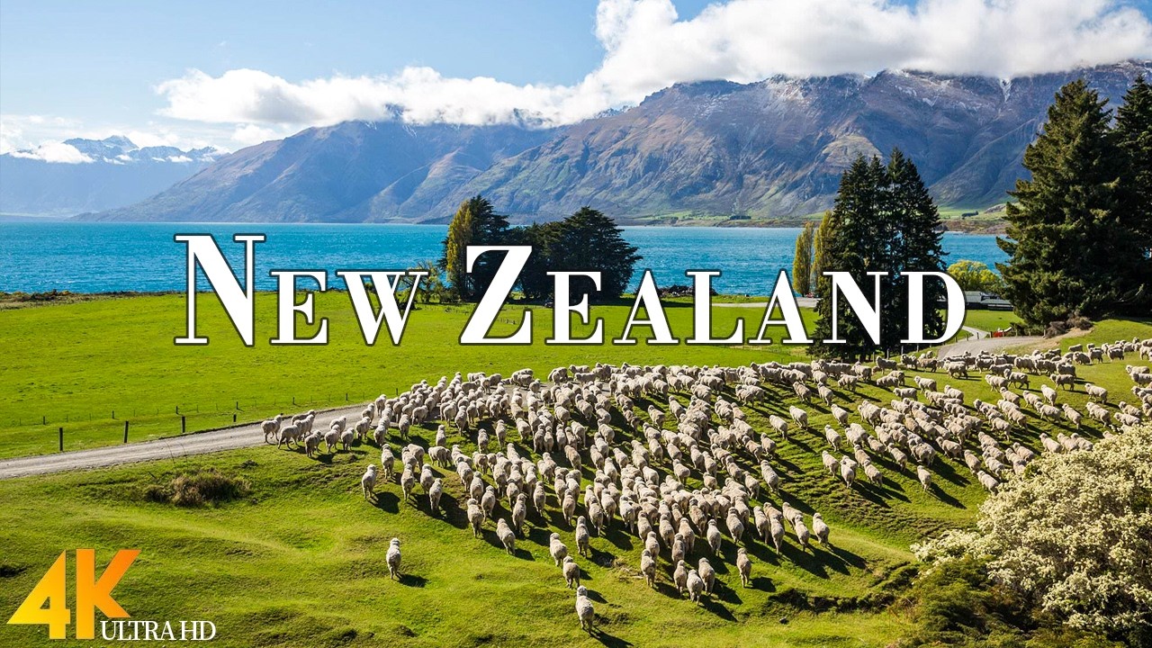 Spring New Zealand 4K Ultra HD • Stunning Footage, Scenic Relaxation Film with Calming Music.