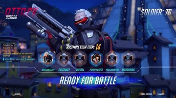 Overwatch - Players Vs. AI [ Soldier 76 ] NO EDITS