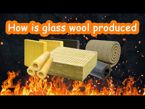 How is rock wool produced?