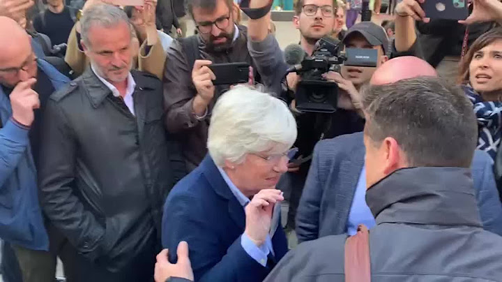Momento de la detención de Clara Ponsatí
