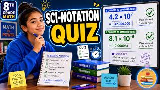 Scientific Notation Review Quiz | Grade 8 Math Week 11 Day 5