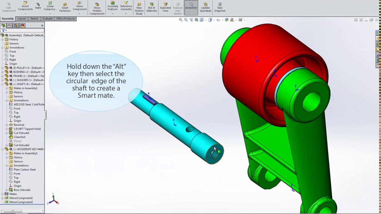 SolidWorks Assembly Part II YouTube
