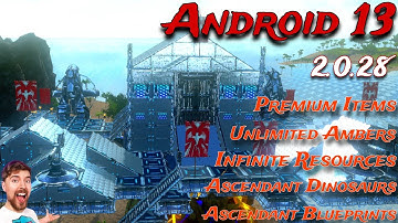 ARK MOBILE ANDROID 13 SAVE DATA || NO LAG AND CRASH PROBLEM || UNLIMITED AMBERS || DUNGEON WORK