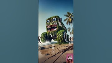 Evolution from lego truck to seaweed monster truck | Trucks Evolution