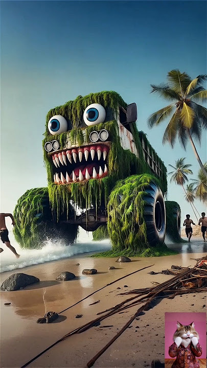 Evolution from lego truck to seaweed monster truck | Trucks Evolution