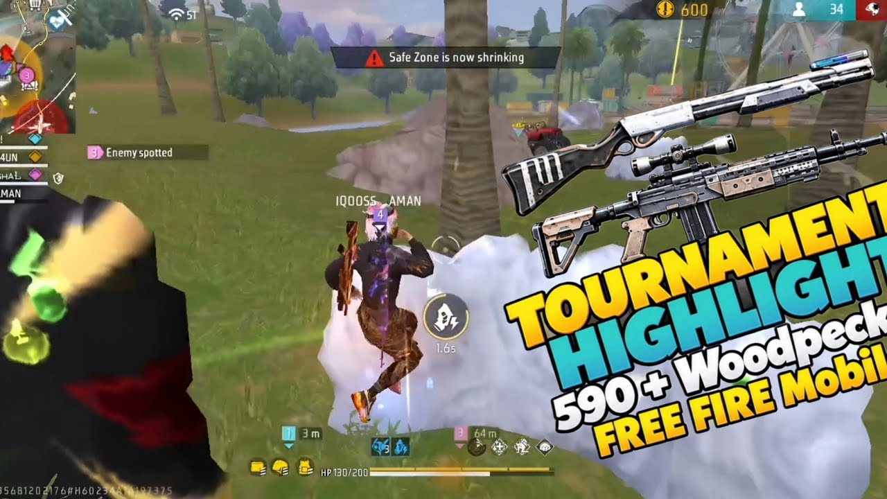 TEAM ? 🔥🥷 | FREE FIRE TOURNAMENT HIGHLIGHT GAMEPLAY 🏆 IQOOSS AMAN