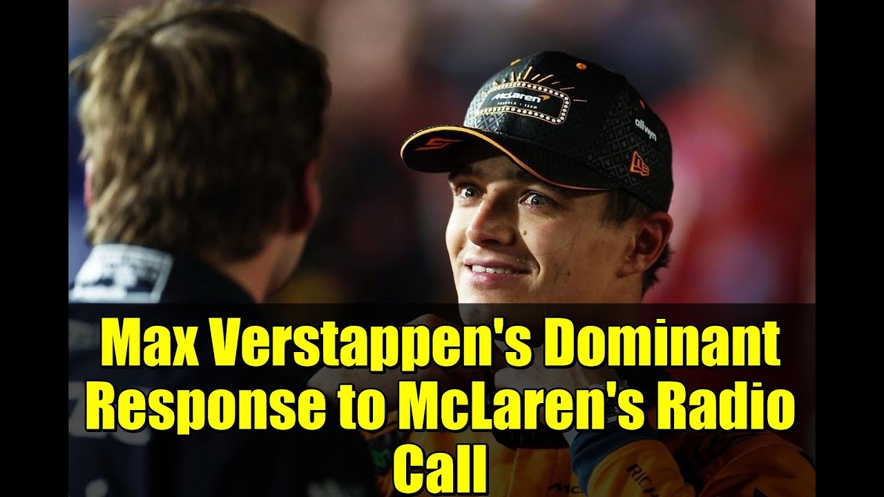 Доминирующий ответ Макса Ферстаппена на радиовызов McLaren | Гран-при Формулы-1 в Лас-Вегасе 2025...