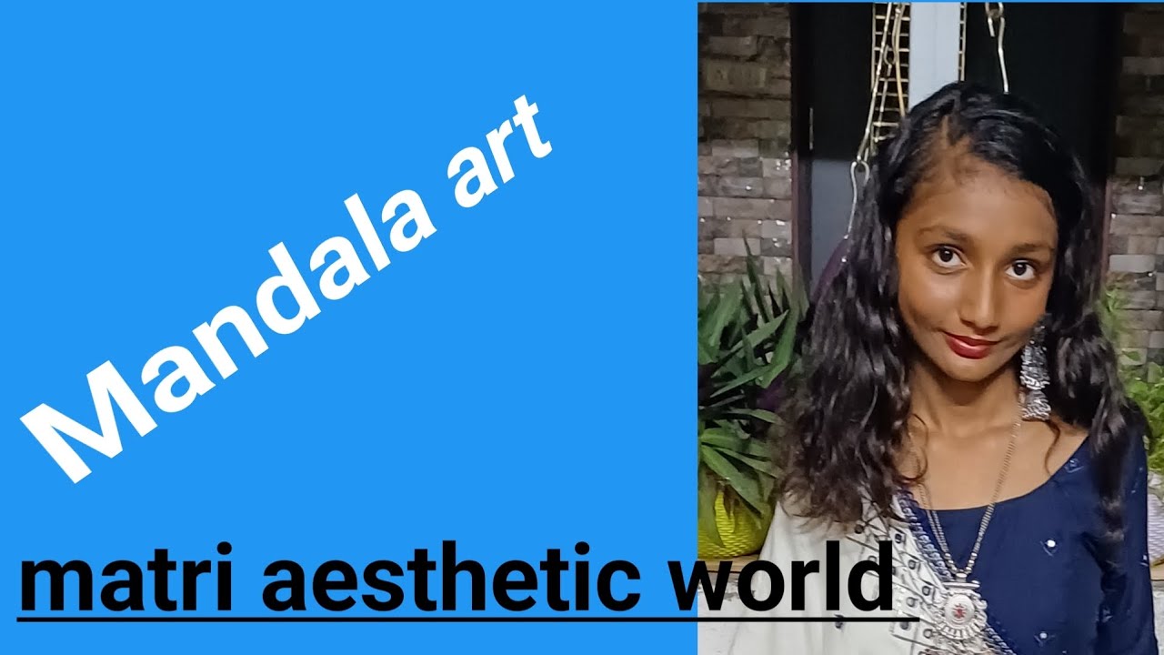Mandala art ✨matri's aesthetic world @kantilalpatel7244⁩ 