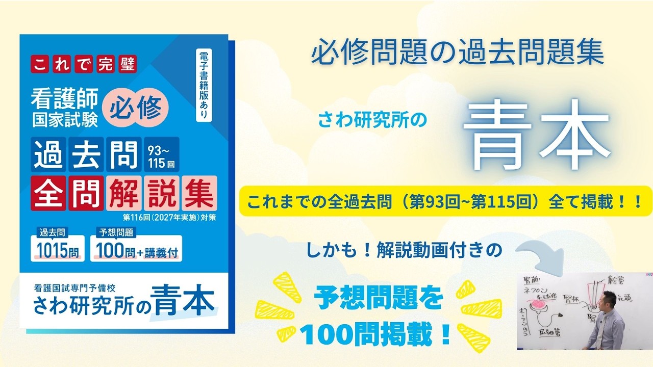 教材紹介 | 【公式】看護国試専門予備校 さわ研究所
