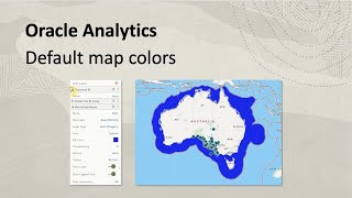 Default Map Colors in Oracle Analytics