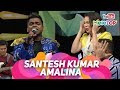 Amalina oleh Santesh Kumar buat studio RIUH! | Persembahan Live MeleTOP | Jihan Muse & Nabil