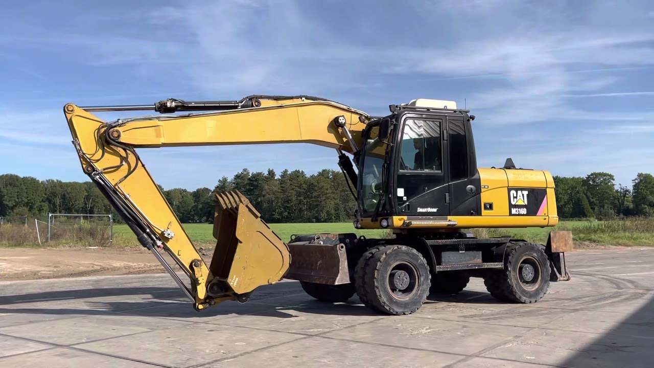 Caterpillar M316D Wheel Excavator - Year: 2011 (Refnr. BM4139
