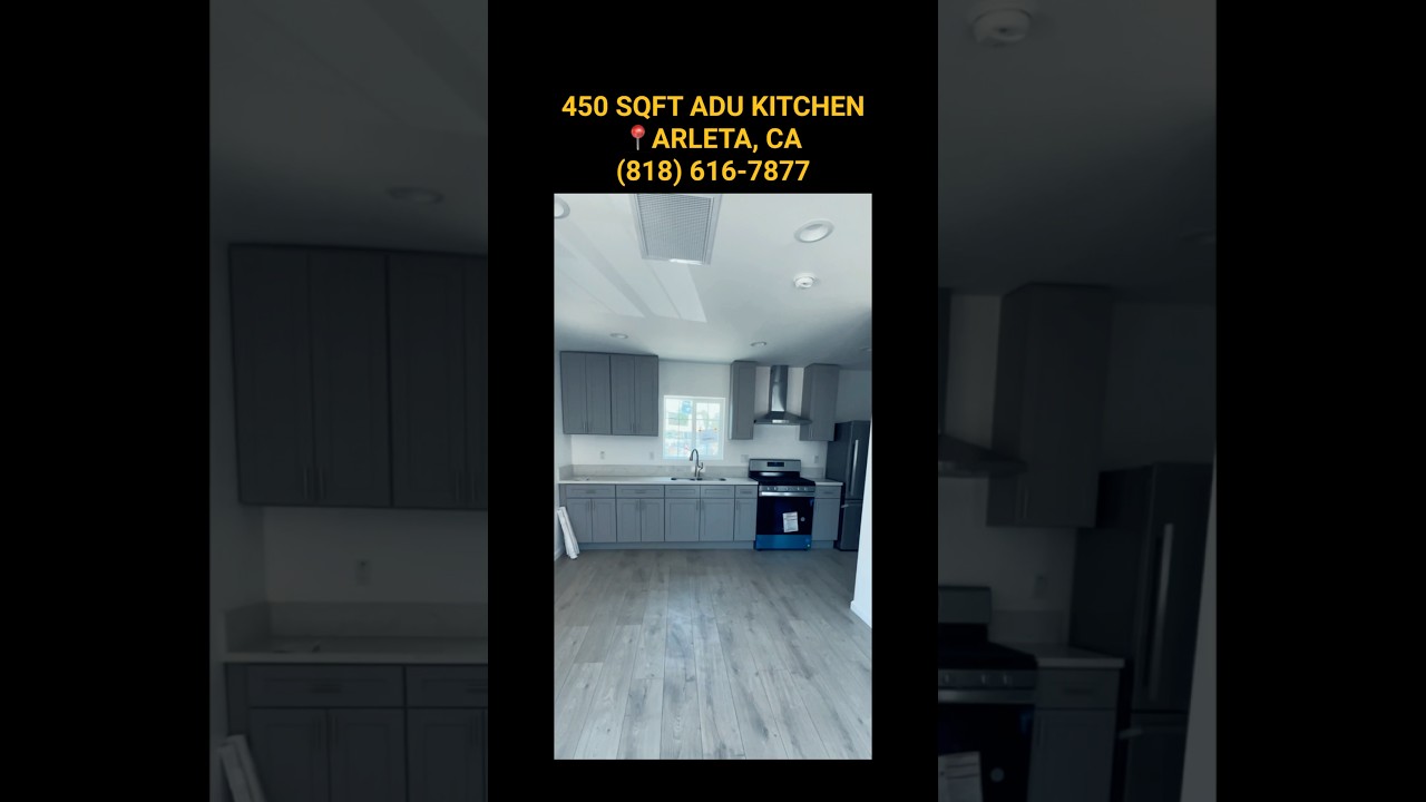 ADU KITCHEN - BEFORE AND AFTER 🔥