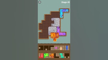 Block Puzzle Cats 👿 Stage 49 🍝 Gameplay Walkthrough 🌵 #blockpuzzle #puzzlecats  #cats #gameplay