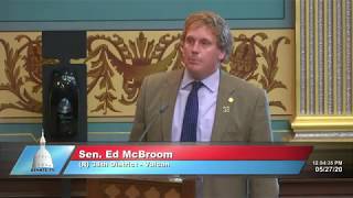 Sen. McBroom speaks on the Governor's extended orders