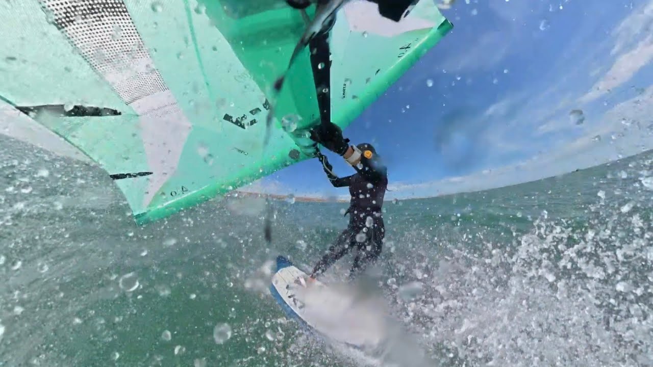 [윙포일]26.03.09 Mui Né wingfoil. 뒷발끼기 연습 + 태킹 어라운드 뷰