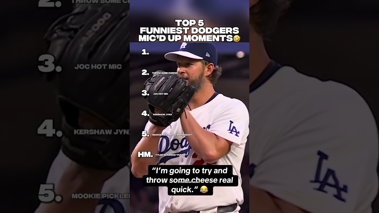 TOP 5 FUNNIEST DODGERS MIC’D UP MOMENTS🤣 