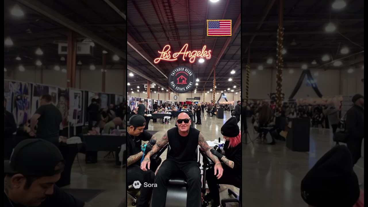 ❤️Tattooed & inked up Real Estate agent Los Angeles!💯 818-321-7305 
