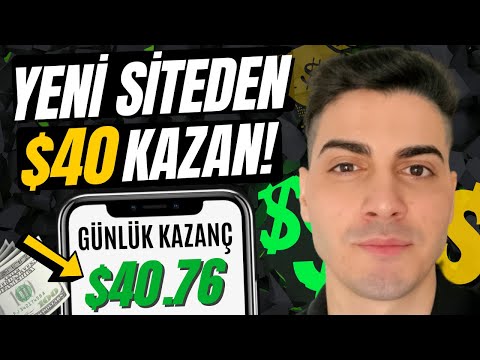 YENİ SİTE: 25 Dakikada $40'LIK REKOR KAZANÇ! 💰- İnternetten Para Kazanma Yolları ( Dolar Kazanma )