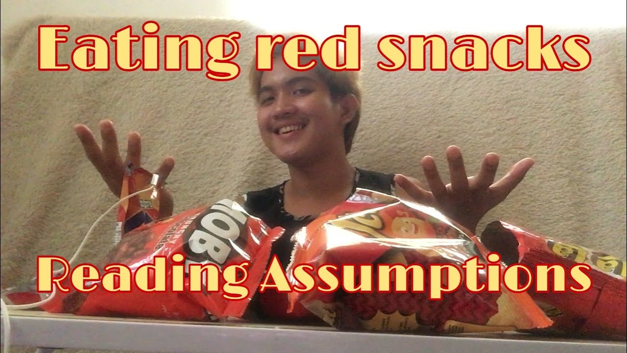 Eating red snacks and reading assumptions about me | Prince Dantes