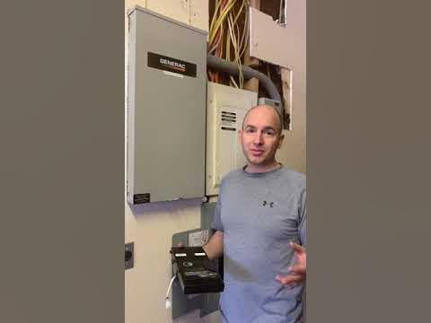 How to manually shut off auto Generac generator - YouTube